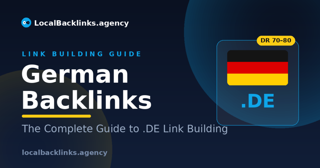 German Backlinks – Complete Guide to .DE Link Building