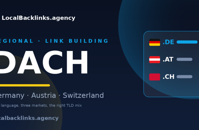 DACH region link building — Germany, Austria, Switzerland