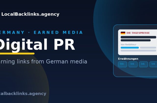 German digital PR earning links from German media