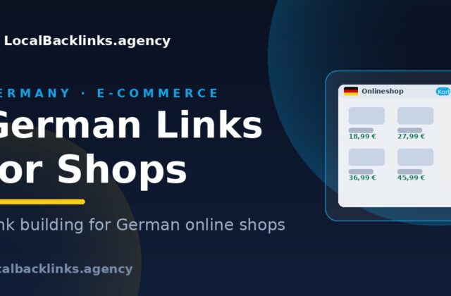 German e-commerce backlinks for online shops