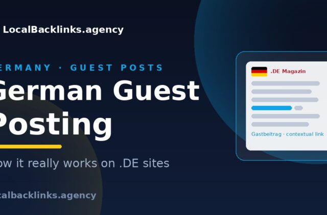 German guest posting on a .DE site with a contextual link