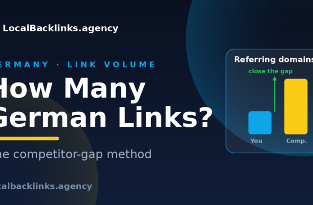 Competitor-gap method for German backlinks