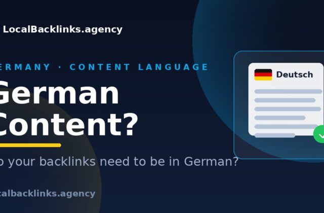 German-language content for backlinks