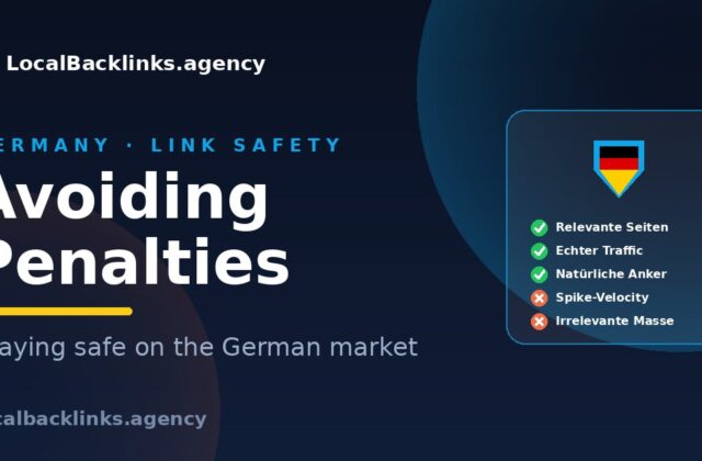 Avoiding Google link penalties in the German market