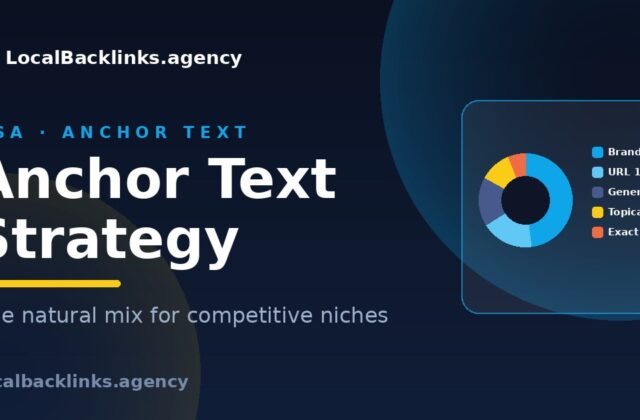 Natural US anchor text mix donut chart