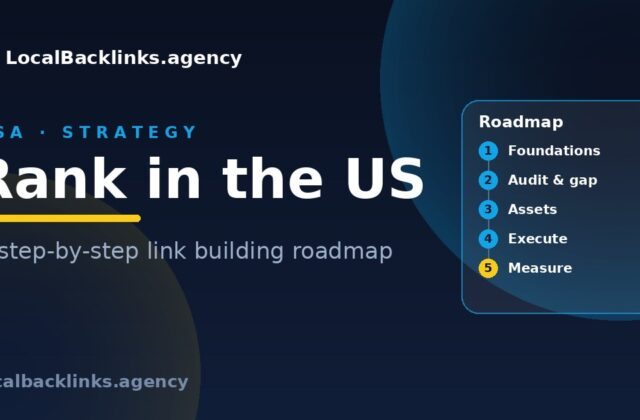 Step-by-step roadmap to rank in the US