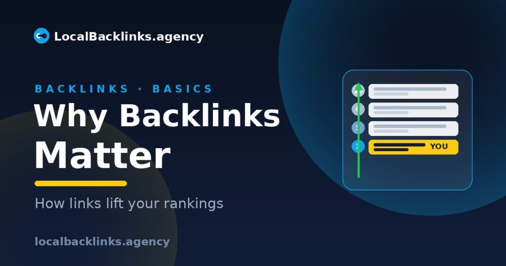 Backlinks lifting a site to the #1 search ranking position